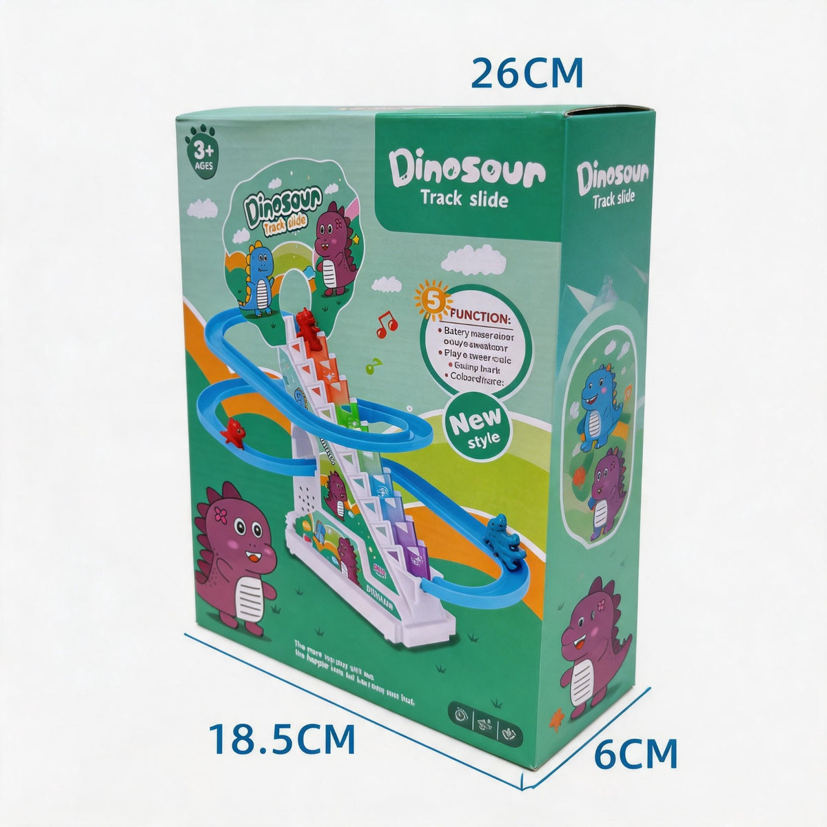 Climbing Ladder Music Track Toy – Light Up & Sound, Battery Operated