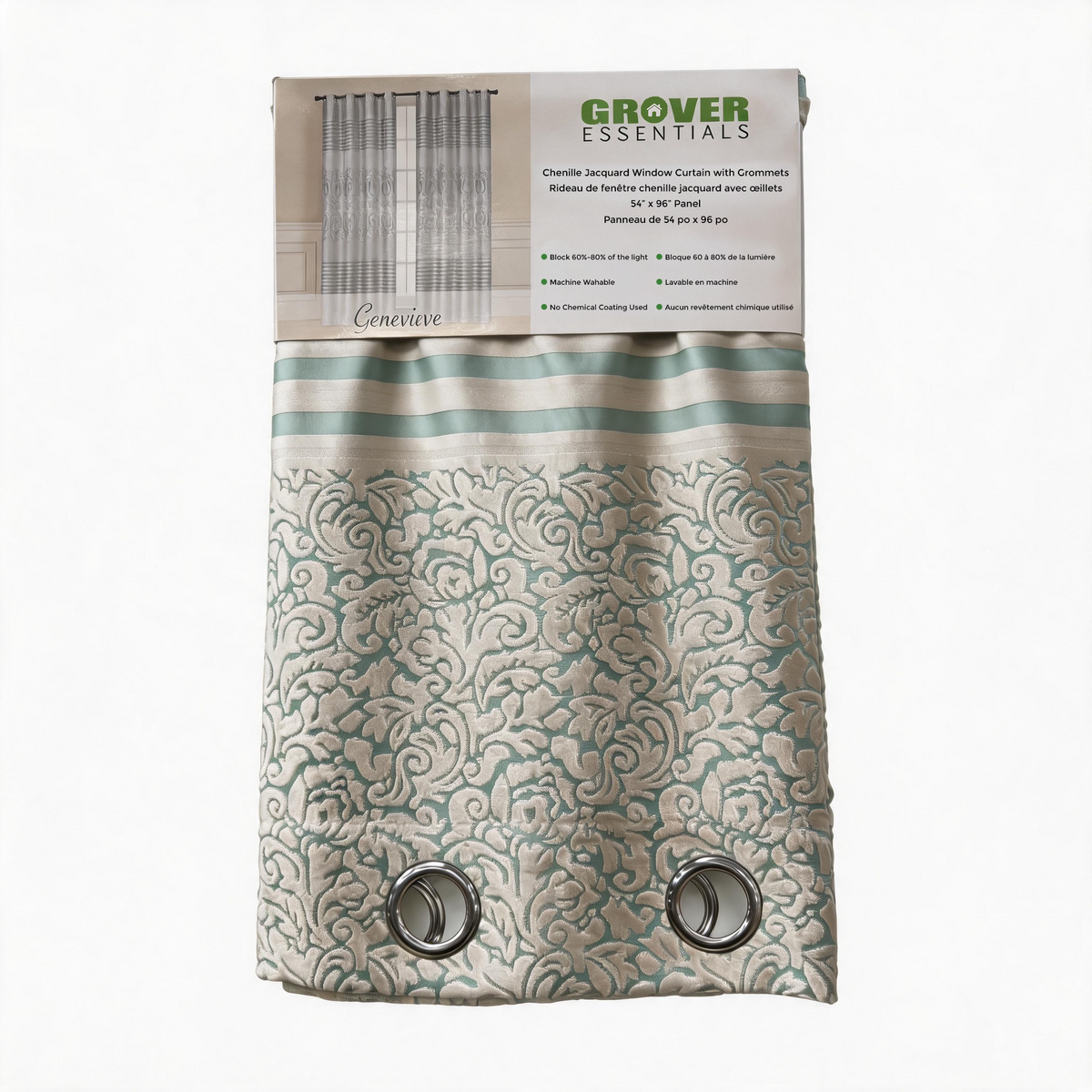 Genevieve Curtain Panel 54"x96"