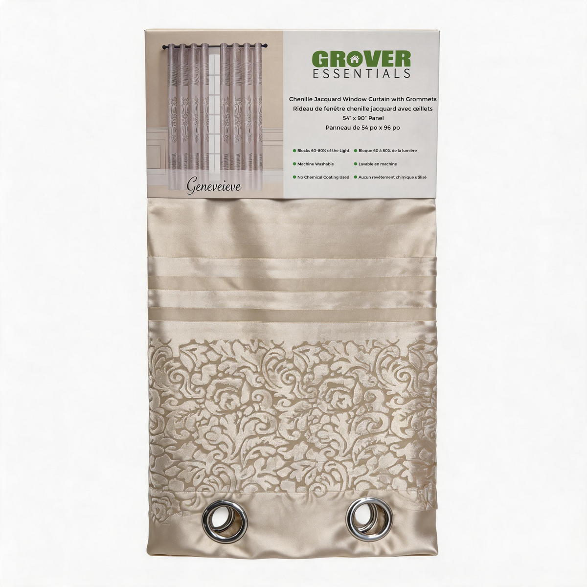 Genevieve Curtain Panel 54"x96"