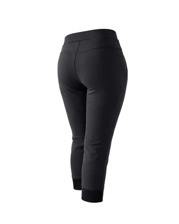 Black leggings on a white background