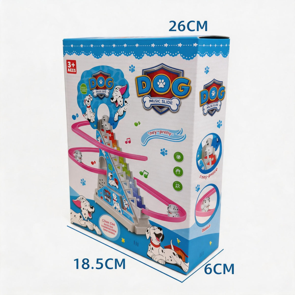 Climbing Ladder Music Track Toy – Light Up & Sound, Battery Operated