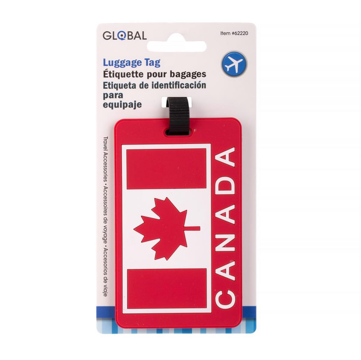 Canada Flag Luggage Tag Travel Bag ID